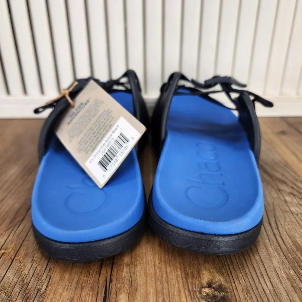 Chaco Chillos Sandals Kids Sz 6 M Active Blue Adjustable Strap Comfort Slides